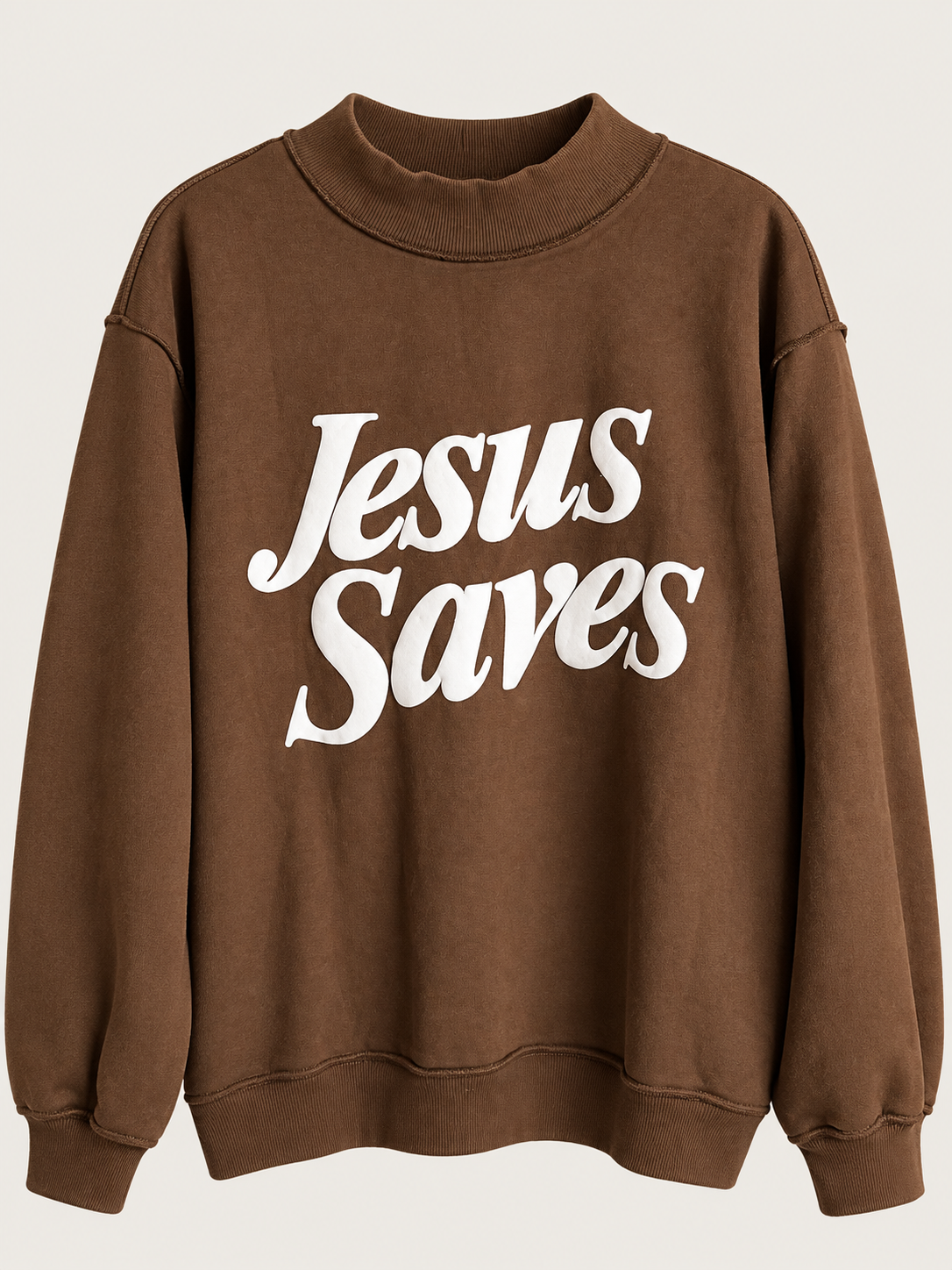 Jesus Saves Mockneck