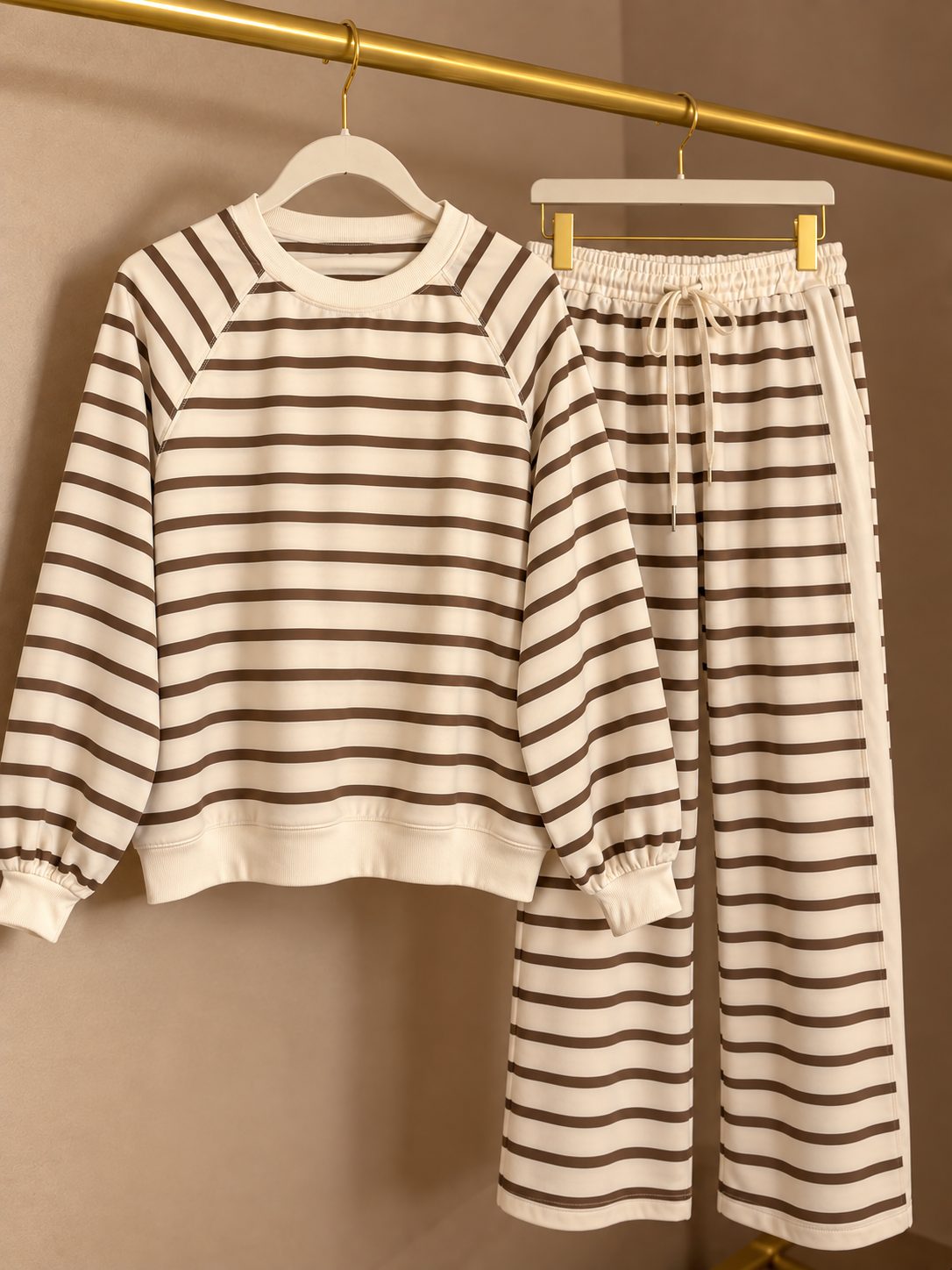 Brown Stripe TOP