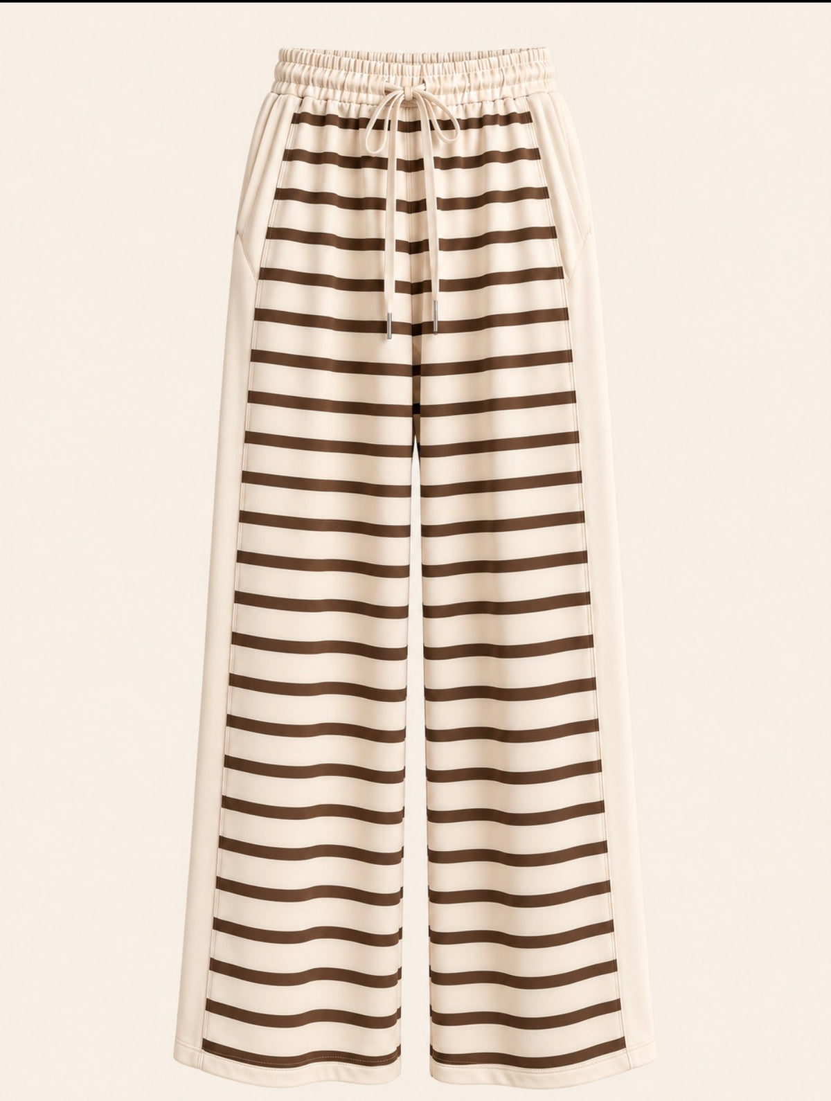 Brown striped bottoms